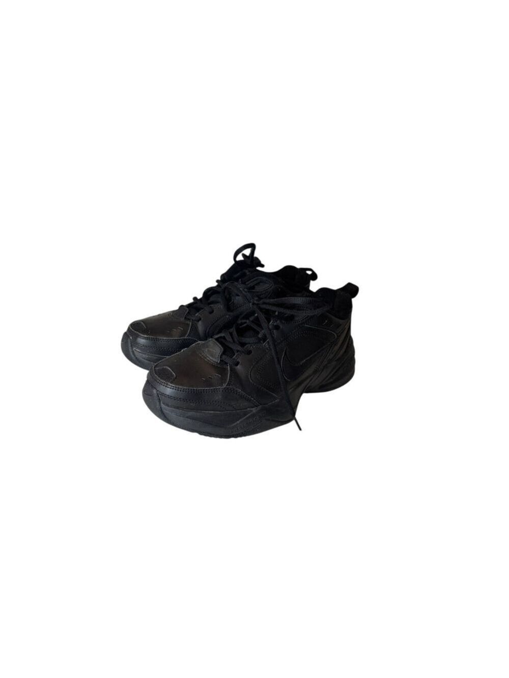 Men's Nike Air Monarch IV Black Training Shoes Size 6